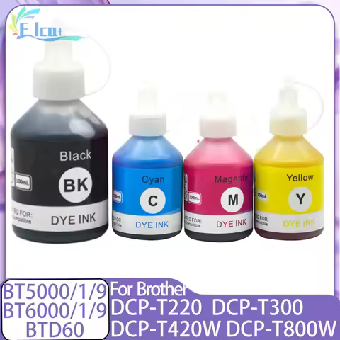 BT6000 BT5000 BT5001 BT6001 BT5009 BT6009 BTD60 Refill Ink Fit For Brother DCP-T300 DCP-T500W DCP-T7