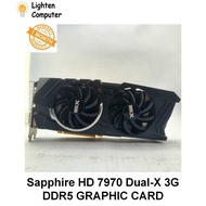 【USED】 Sapphire HD 7970 Dual-X 3G DDR5 GRAPHIC CARD | 8+8PIN | HD7970 |11197-03-40G