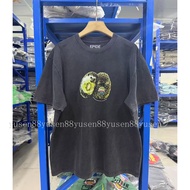 High Quality Epide Prefab 26SS Hedgehog Kiwifruit Washed Distressed Retro Short-Sleeved T-Shirt TEE