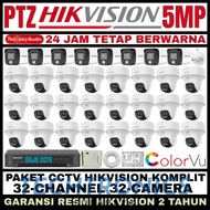 Techtronics | Hikvision 5mp colorvu 32 channel 32 camera ptz two way audio 2-way turbo hd CCTV camer