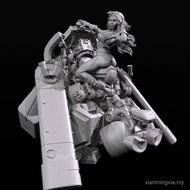 Full Height 55mm 75mm 85mm Science Fiction Theme Mecha Girl Resin Soldier TD-7183/3D KMSR