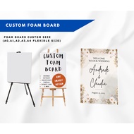 Foam Board Print A0–A4 + Custom Size – Poster / Display Board
