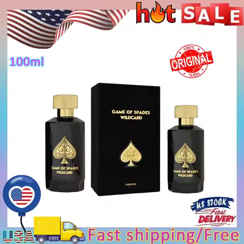 100ml Jo Milano Paris Game of Spades Wildcard Eau De Parfum Spray for Unisex Original Perfume Lastin