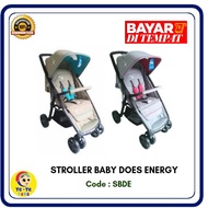 Baby Stroller Baby Does Energy / Kereta Dorong Bayi / Stroller Bayi Baby Does Energy-Camel Abu-Abu/ Perlengkapan Bayi/ Keranjang Bayi