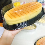 [Item Type A] Set of 100 oval plastic boxes Dimensions: 23.5cm x 12cm, height 7cm