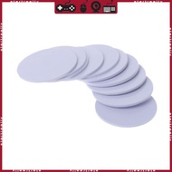 STA 10 Pieces NFC 215 Cards 0 98 Inch Coin Shape Rewritable Blank White NFC 215 Card