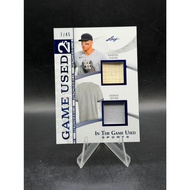 Aaron Judge/Derek Jeter 2025 Leaf In The Game Used 2s 7/45 (IG2-1)