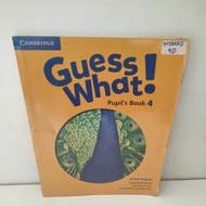 CAMBRIDGE GUESS WHAT PUPIL'S BOOK 4