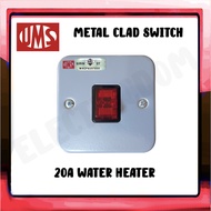 UMS Metal Clad 13A/ 13A 2G/ 15A/ 1G / 2G / 3G / 4G / 20A WATER HEATER & SWITCH & SOCKET GOT ( 1Way &