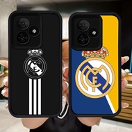 Q100 Real-Madrid soft Casing for Realme C63 C55 C67 Narzo 50A Prime GT 6 C51 C53 Note 50 C31 C35 60 