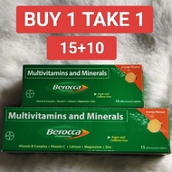BUY 1 TAKE 1 BEROCCA Multivitamins Orange (15+10)