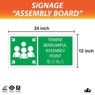 Assembly Board | Sign | Sticker | Wallpaper | Water Proof | Tahan Kuat