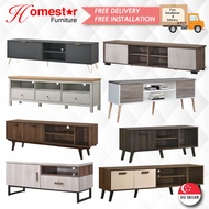 HOMESTAR.4FT 5FT 6FT TV CABINET TV CONSOLE WOODEN WITH LEGS [SG SELLER]