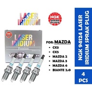 【100% ORIGINAL】NGK 94124 Laser Iridium Spark Plug For Mazda 2/ 3/ 5/ 6/ Cx-5/ Cx-3/ Biante