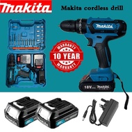 Makita Cordless Drill High Power Electric Screwdriver Cordless 2 Speed Combination Impact Screwdriver Electric