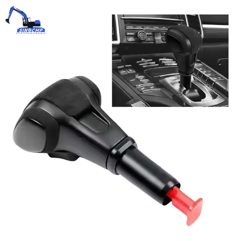 1Set Suede Gear Shift Knob Lever Kit for Porsche Cayenne 958 92A 2011-2017 Black Direct Replacement 