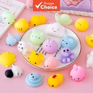 Cute Mochi Squishy Animals Set, 50 or 100 Pcs, Super Soft & Pinchable Set Mochi Haiwan Comel, 50 ata