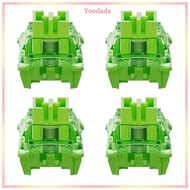 Yoo 4pcs Precise Magnetic Switches Green Dragon theme For Gamers Typists