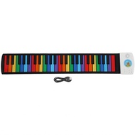 Bakelili Piano Silicone 49 Keys Roll Up Keyboards Hand Education