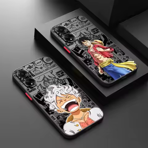 Luxury Anime One Piece Luffs For OPPO Find X3 X5 Lite Pro A98 A94 A93 A78 A79 A76 A58 A57 5G Frosted
