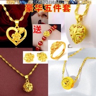 916 gold pendant necklace female fashion wild clavicle necklace jewelry jewelry in stock