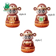 Kesoto God of Wealth Figurine Money Bank Shatterproof Cute Change Box Ornament Money Save Bank Savin