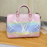 （全新2020限量）Lv彩虹漸變speedy30
