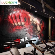 Custom wallpaper mural  Personalized Boxing Men Wallpaper Taekwondo Boxing Yoga Martial Arts Gym Bac