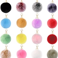 【F】Plush ball keychain plush pendant hair ball keychain pendant keychain accessories