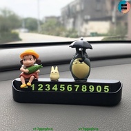Cute My Neighbor Totoro Xiaomei Cartoon Car Luminous Temporary Parking Number Plate High Temperature