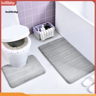 {bolilishp}  Non-slip Bath Mat Memory Foam Bathroom Mat 4pcs Memory Foam Bath Mat Set Soft Microfibe