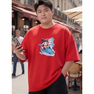 2Y658 [AIYOU] Lelaki Baju T Shirt Men Tshirt Crop Top Plus Size 1XL-5XL Clothes Seluar Korean Style