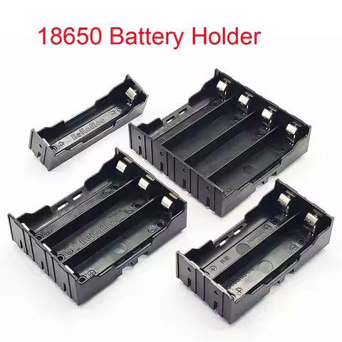 18650 Battery Case 1X 2X 3X 4X 18650 Battery Holder 18650 Battery Storage Box 1 2 3 4 Slot Batteries