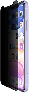 Belkin SCREENFORCE Tempered Glass Privacy Screen Protector for iPhone 11, iPhone XR, Model Number: O