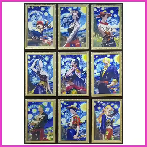 Anime ONE PIECE Rare Limited Collectible Card Vivi Luffy Roronoa Zoro Ace Hancock Robin Nami Sanji T