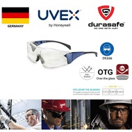 UVEX by Honeywell S3150 OTG Safety Glasses Blue Frame