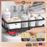Toilet Shelf, Iron Over Toilet Rack Bathroom Organizer Shelf Shampoo Shelve Rak Bilik Air Tandas Dri