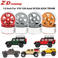 ZD Racing 1.0 inch RC Wheel Rims 5/10-Spoke Wheel Hub for 1/24 1/18 RC Car