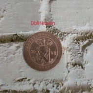 Koin Kuno Nederlandsch Indie 1 cent Tahun 1898