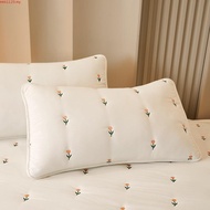 Thick Fluffy Mattress Protector Cover Solid Color Embroidered Bedsheet Mattress Topper Single cadar 