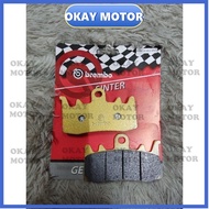 Brembo brake pad m3/ k50 / ak550 (sinter) brake disc pad brembo 4pot lining piring disc