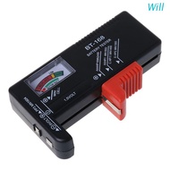 Will Universal Battery Tester AA AAA C D 9V Button Cell Checker Volt Tester Checker