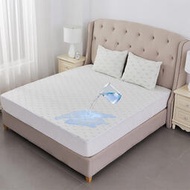 竹纖維空氣層床墊罩防水床笠夾棉加厚床罩床墊套