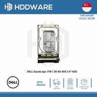 DELL EqualLogic 3TB 7.2K 6G SAS 3.5" HDD // 00KK92 // 0KK92 // ST33000650SS