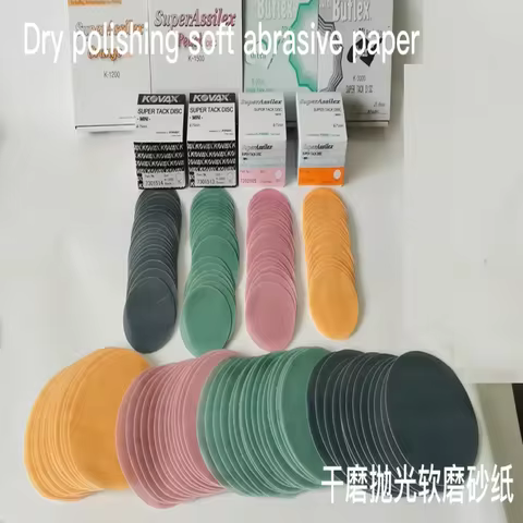 Japan KOVAX 3-inch 75mm Soft Film Sandpaper for Automotive Paint Dry Grinding And Polishing Abrasive