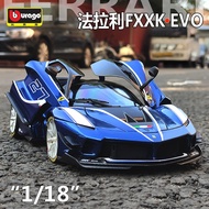 [Car Model] Better Than America 1: 18 Ferrari FXXK EVO Lafa Sports Car Decoration Simulation Alloy C