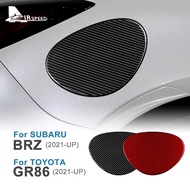 Real Hard Carbon Fiber For Subaru BRZ Toyota GR86 2021 2022 2023 2024 Fuel Tank Cover Trim Sticker A