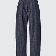 UNIQLO Clare Barrel Jeans Unisex Denim Baggy Curve Pants Wide