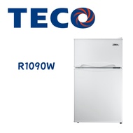 【TECO 東元】R1090W 93公升右開雙門定頻小冰箱(含基本安裝)