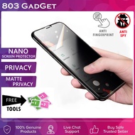 Xiaomi Poco F4 GT Poco F3 GT Poco F3 Poco F2 Pro Pocophone F1 Matte Privacy Screen Protector